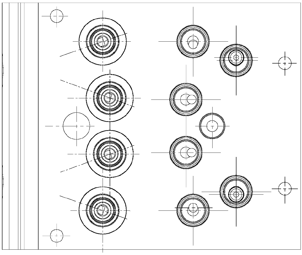 ABS/ESC valve body machining method for automobile braking system