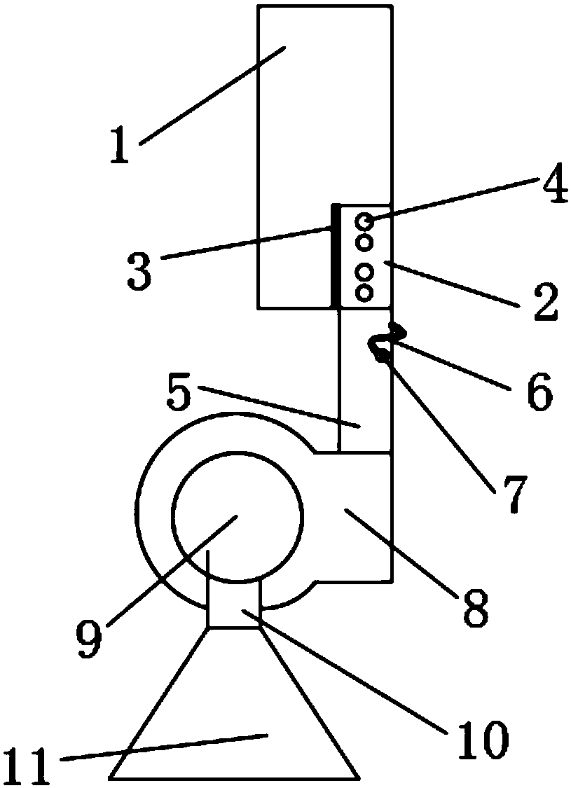 Computer display screen connecting mechanism