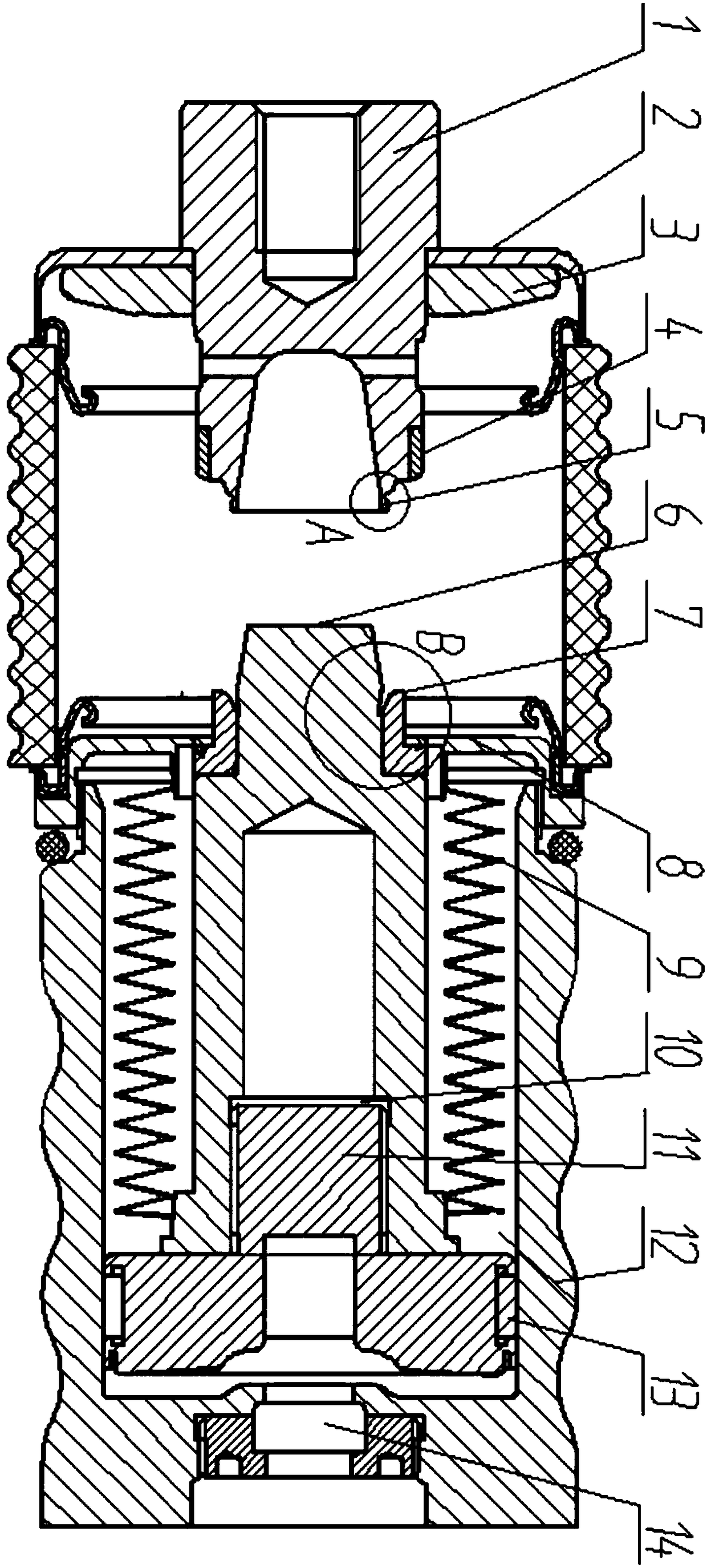 Switchgear for short circuit arc extinguishing for low voltage, medium voltage or high voltage