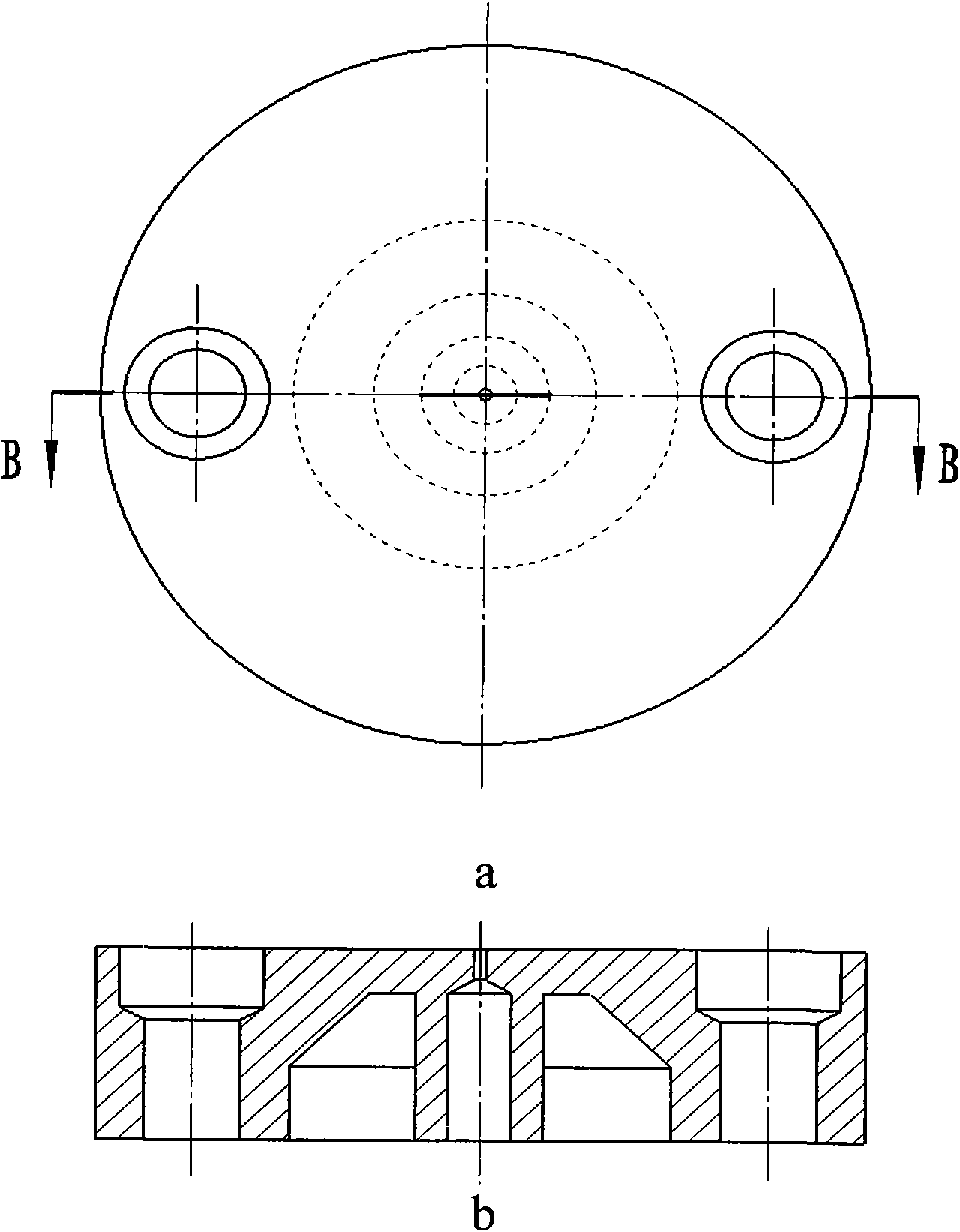 Pneumatic pressure testing device of welding arc column