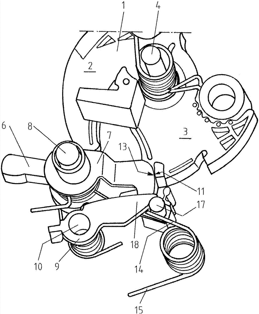 Motor vehicle lock comprising a braking pawl and a driving dog mechanism