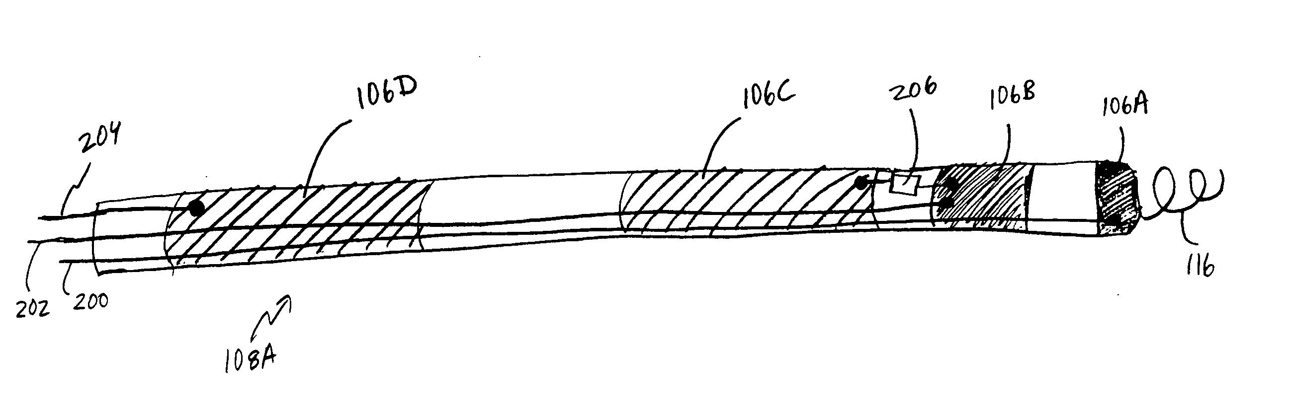 Semiconductor-gated cardiac lead and method of use