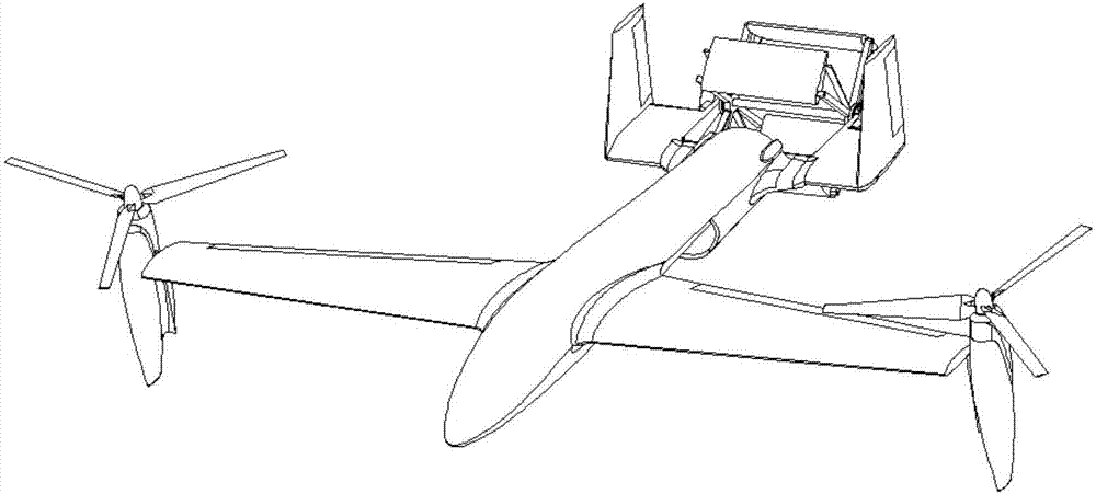 Mixed tilt-rotor unmanned aerial vehicle