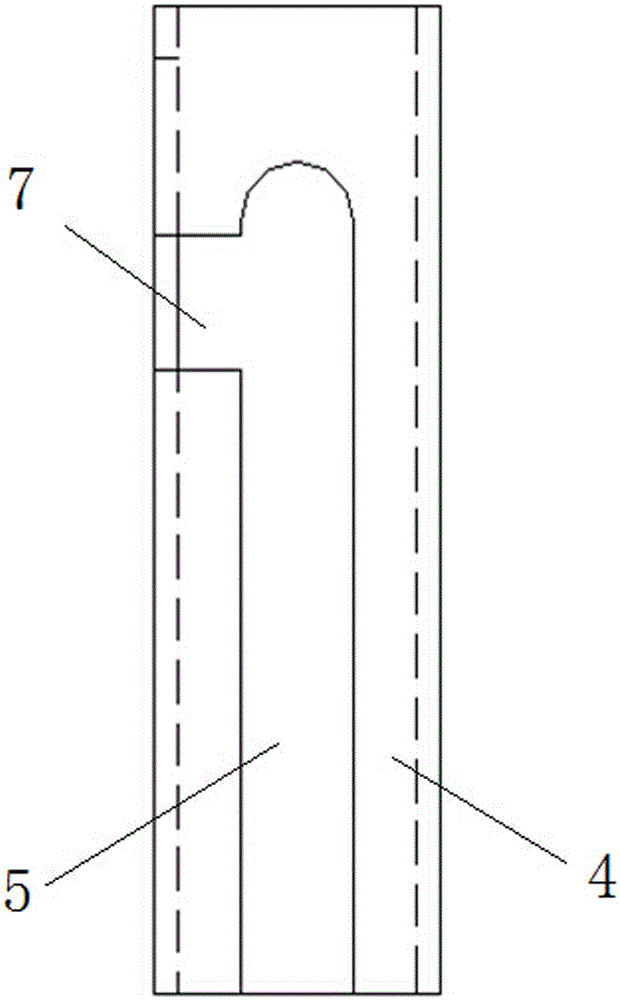 Storage battery dolly self-lock device of track car