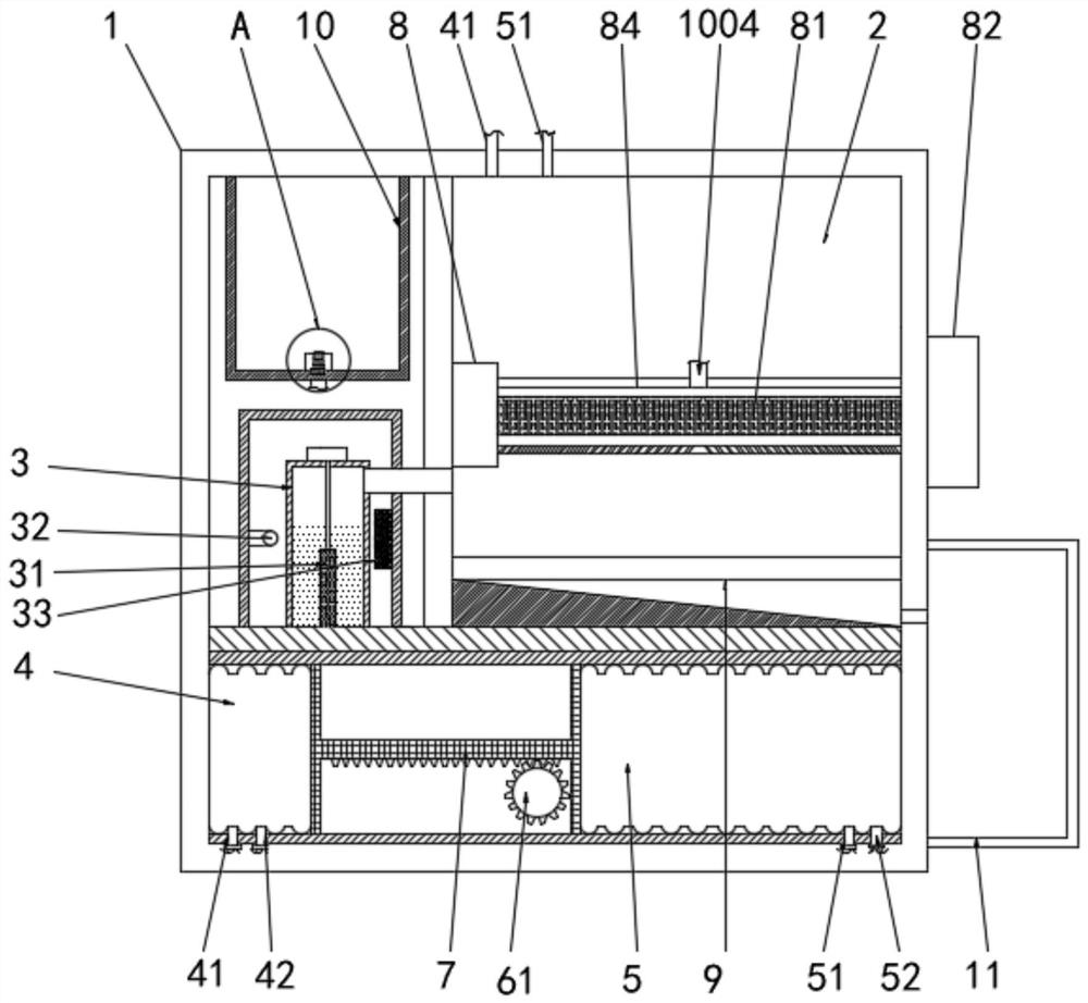 Logistics transportation box capable of automatically exchanging air according to concentration of carbon dioxide in pet bin