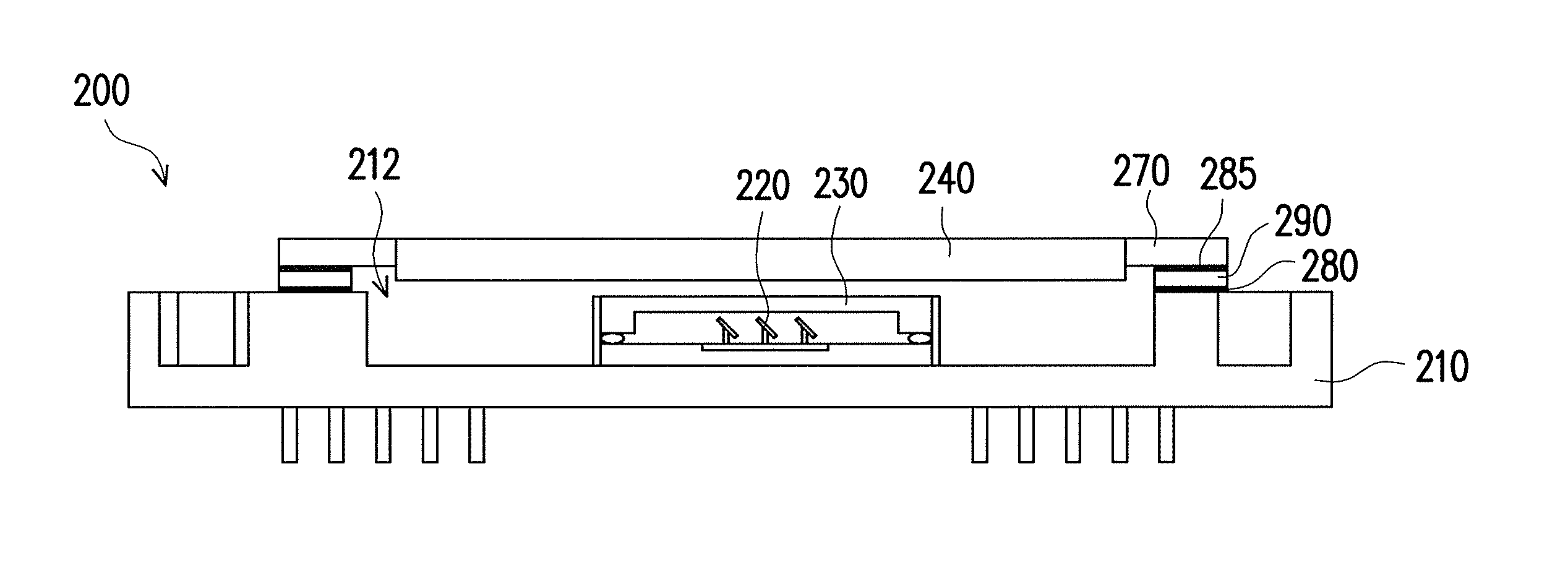 MEMS package structure and manufacturing method thereof