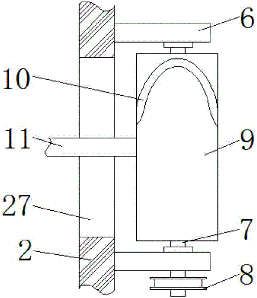 Formaldehyde collecting and purifying device for particle board hot press