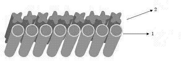 Knitted fabric with unidirectional moisture conducting function and processing technology thereof