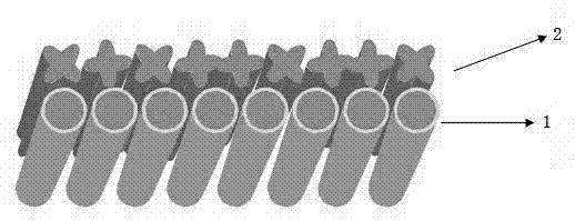 Knitted fabric with unidirectional moisture conducting function and processing technology thereof