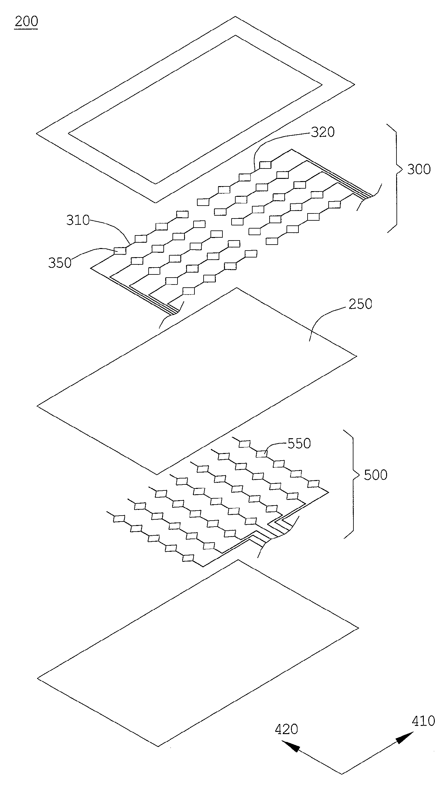 Capacitive Touch Panel with Low Impedance