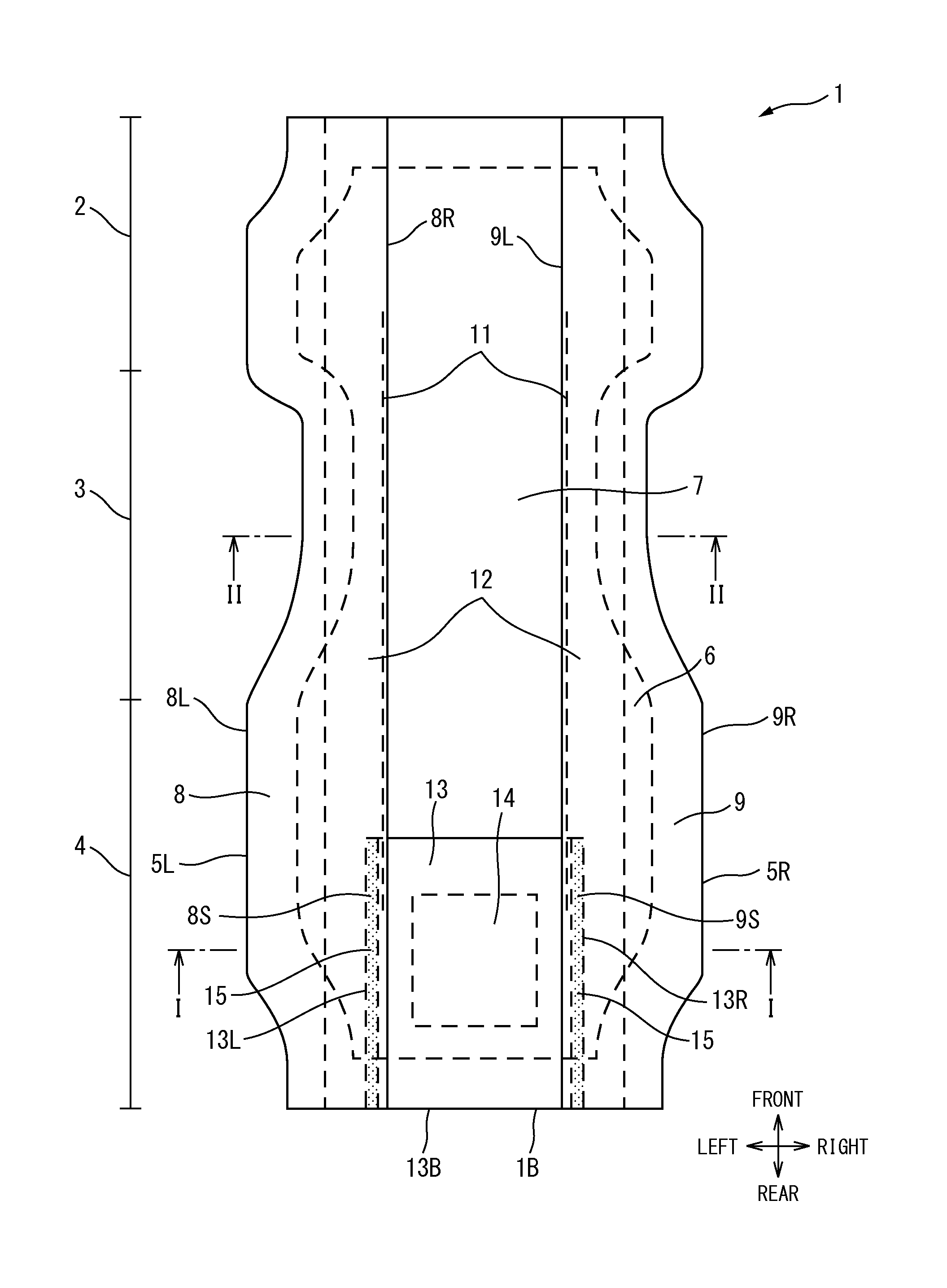 Disposable urine-absorption pad with bedsore-inhibition function