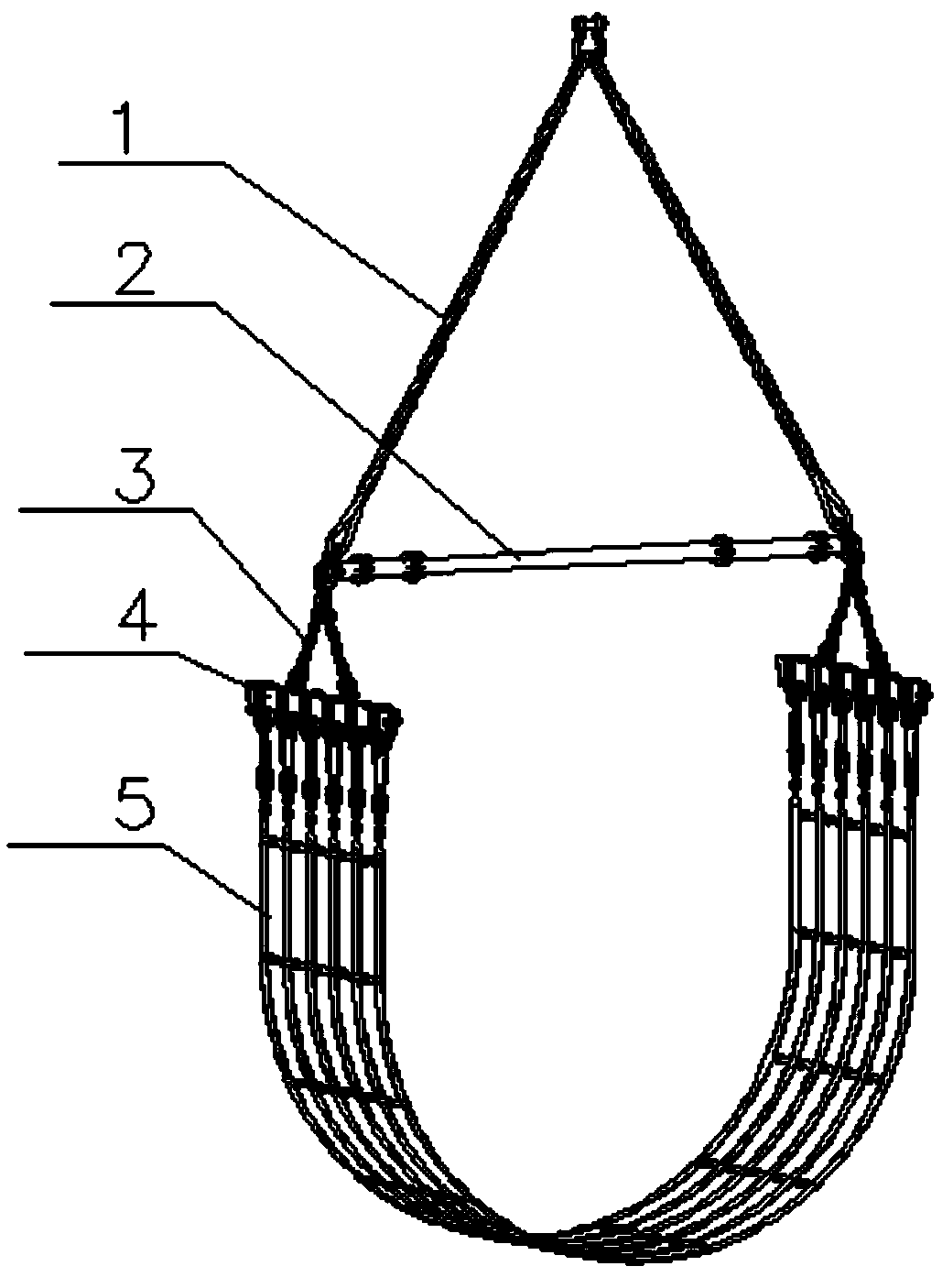 Airplane hoisting rigging