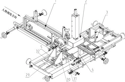 Full-automatic splicing type box machine and method for processing packing boxes