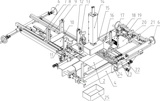 Full-automatic splicing type box machine and method for processing packing boxes