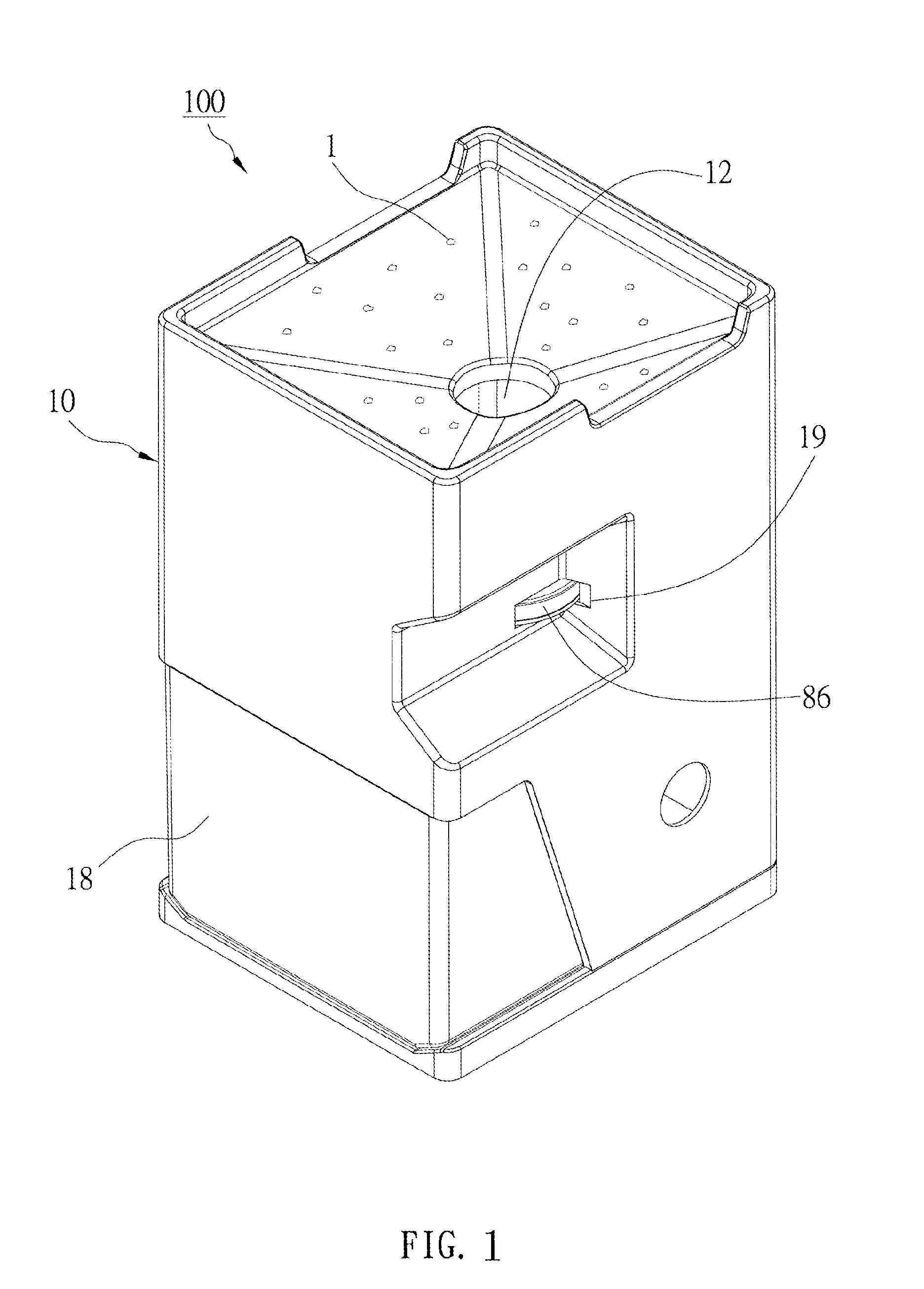 Coffee grinder capable of removing parchments of coffee beans and method of removing the parchments