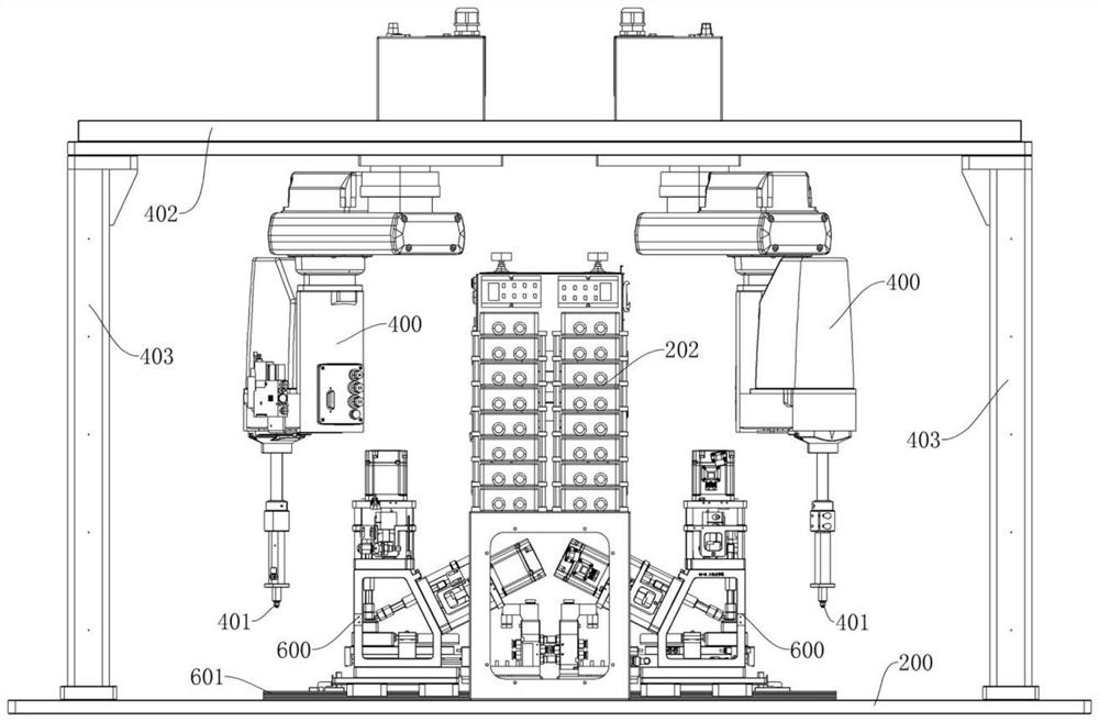 Air tightness test device