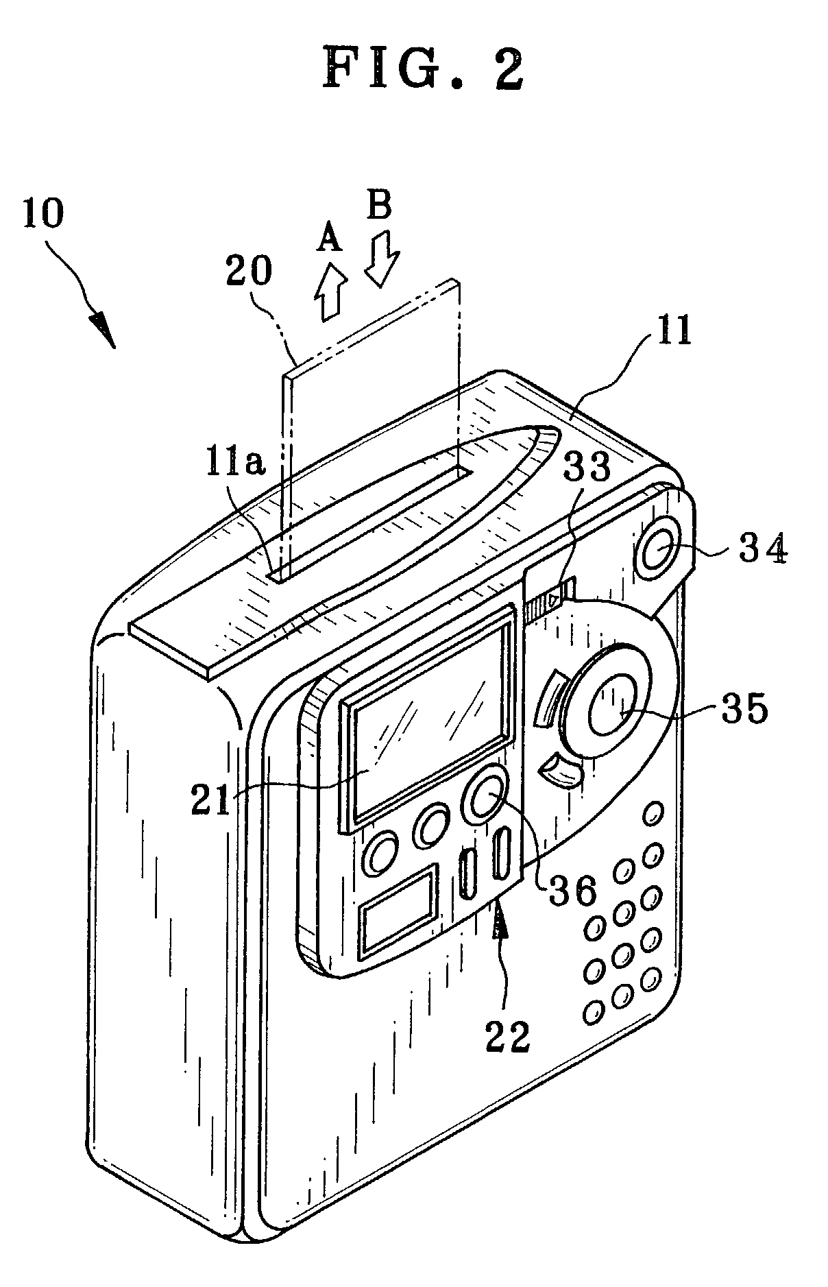 Digital camera having a built-in printer