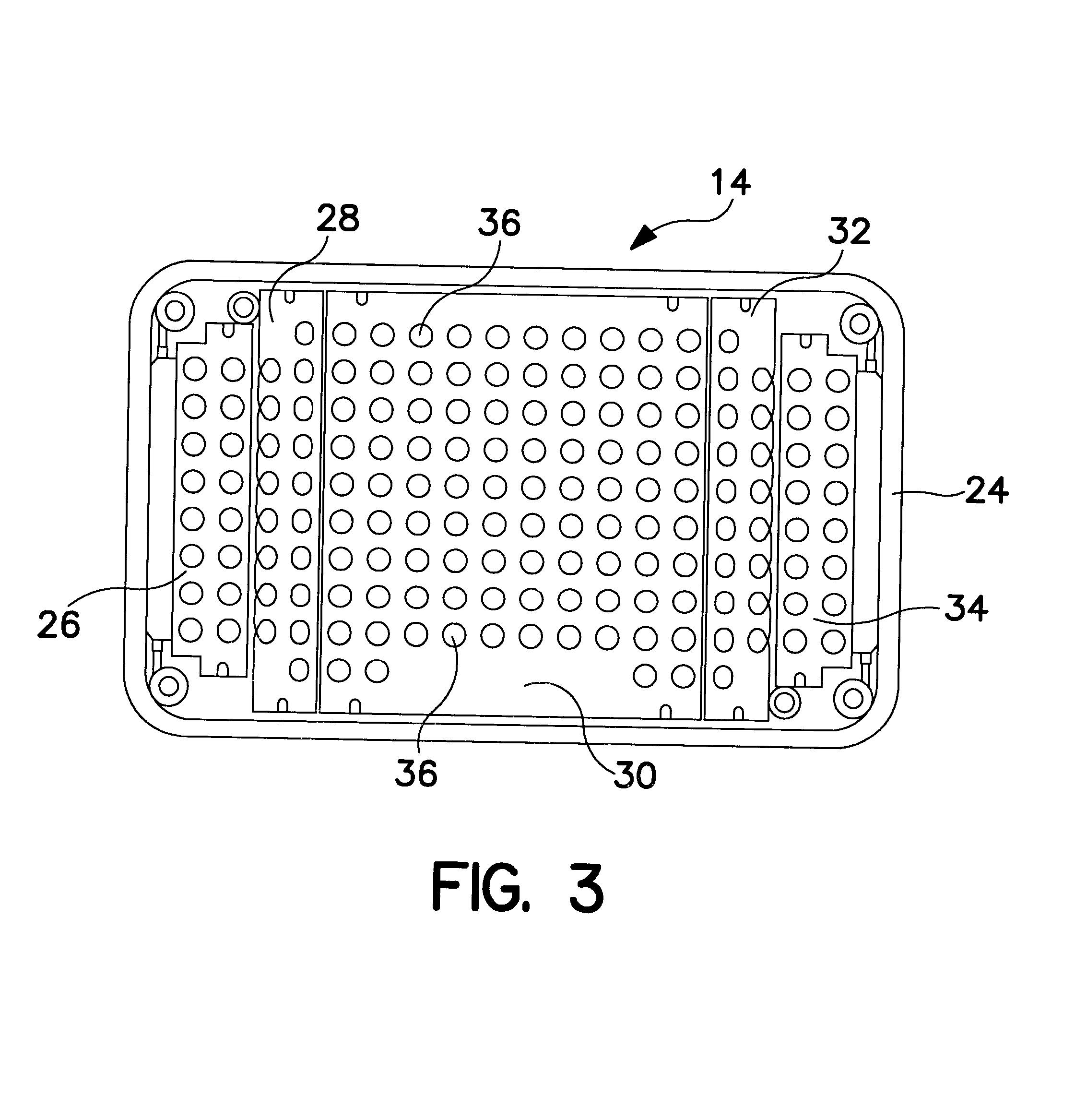 Multi-array LED warning lights