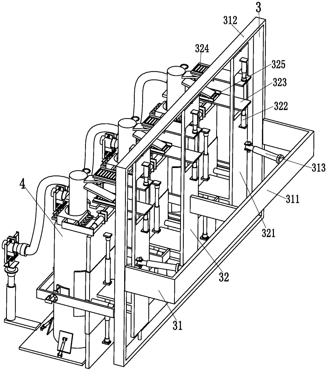 Intelligent fire extinguishing equipment for electric discharge machine