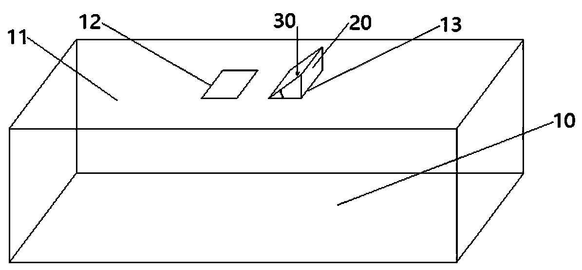 Device for evaluating influence of high irradiation on performance of solar cell