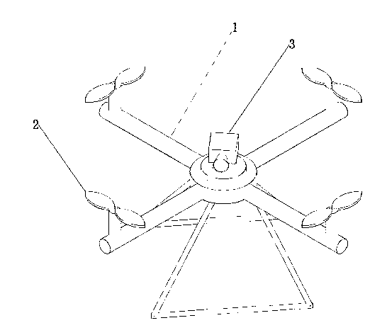 Remote control polling aircraft for overhead lines