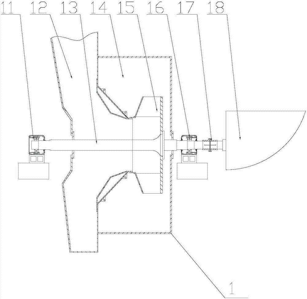 Large centrifugal blower