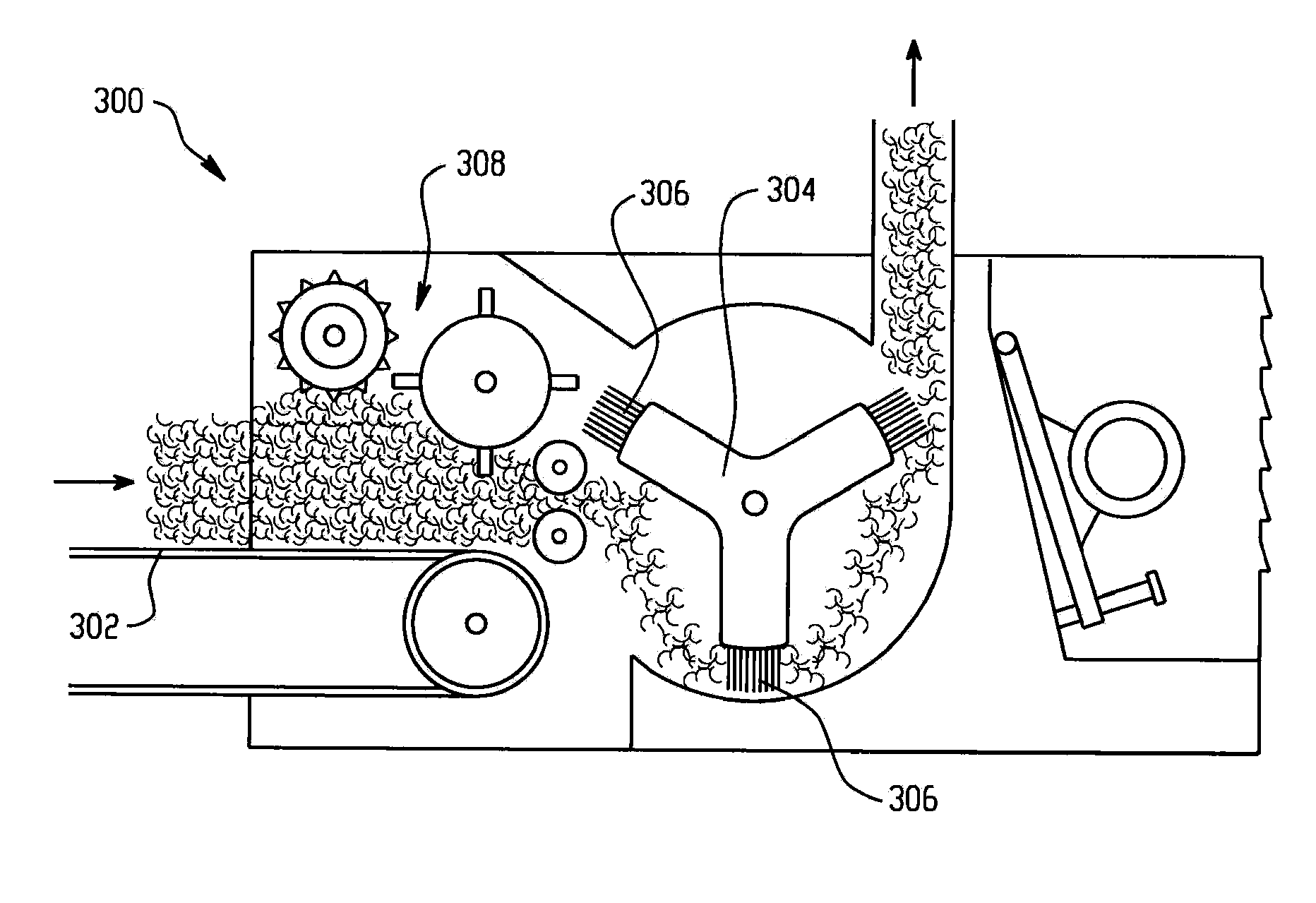 Process for making bamboo fiberfill and articles thereof