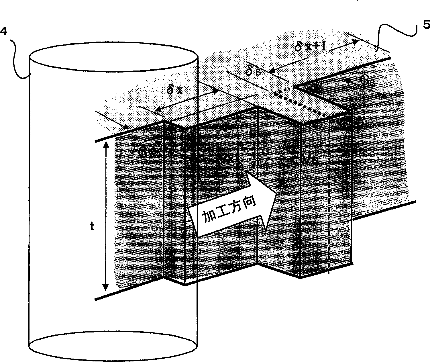 Controller for electric spark line processing machine tool