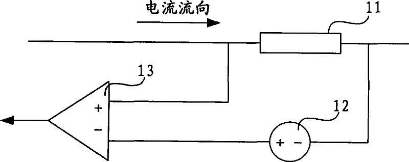 Micro current detection circuit, micro current switching circuit