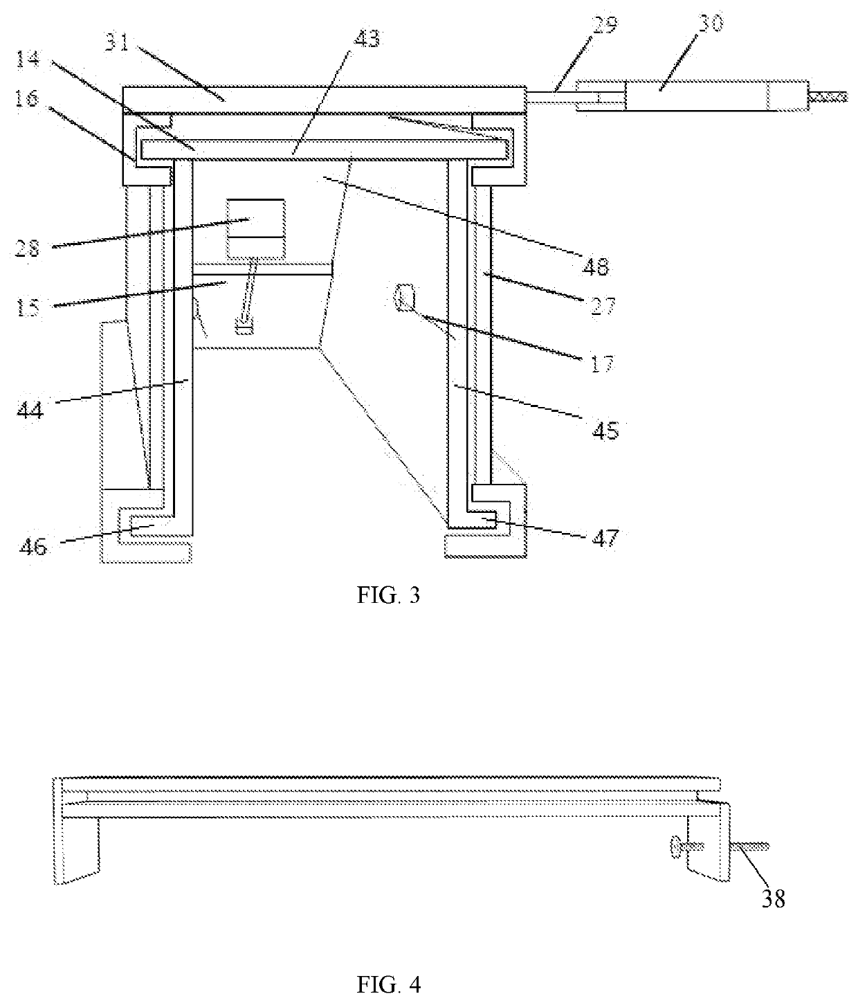 Automatic simulation test bench for similar materials of top-coal caving mining and test method thereof