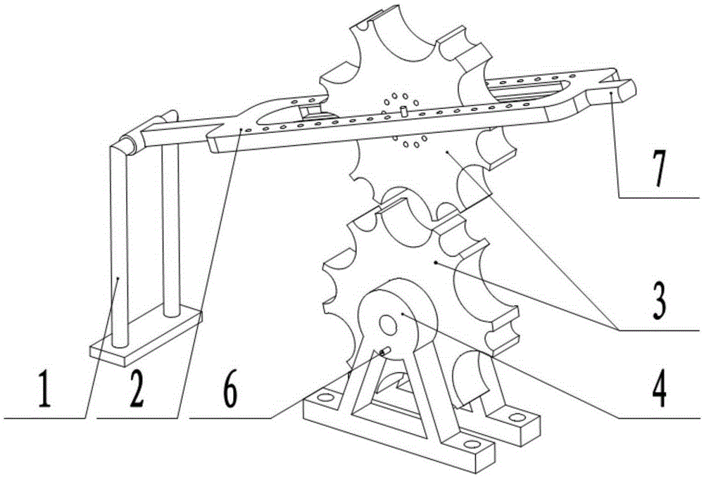 Steel pipe straightening device