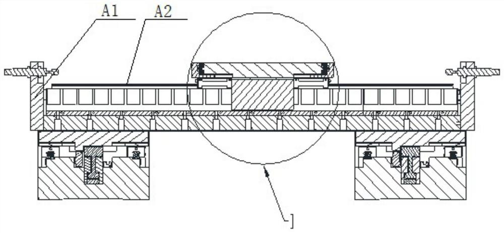 Rigid-flexible coupling platform and motion platform with enhanced flexible hinge group