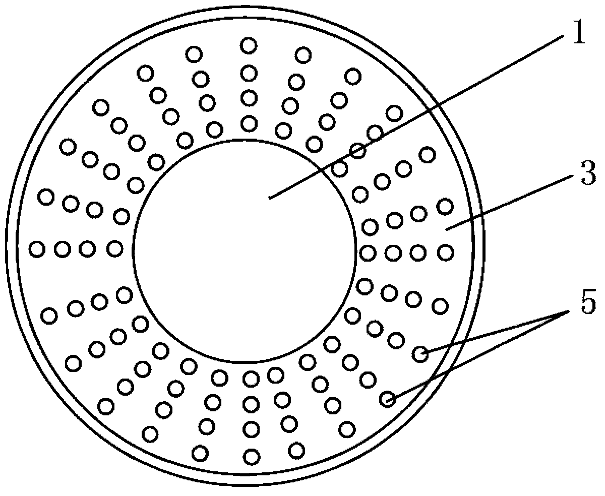 Gas-phase antirust dispersing body