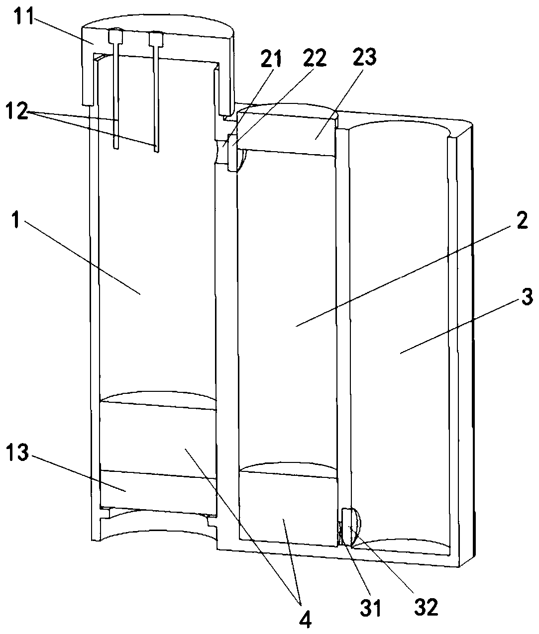 Sample pretreatment device capable of automatically identifying liquid level height and sample treatment device