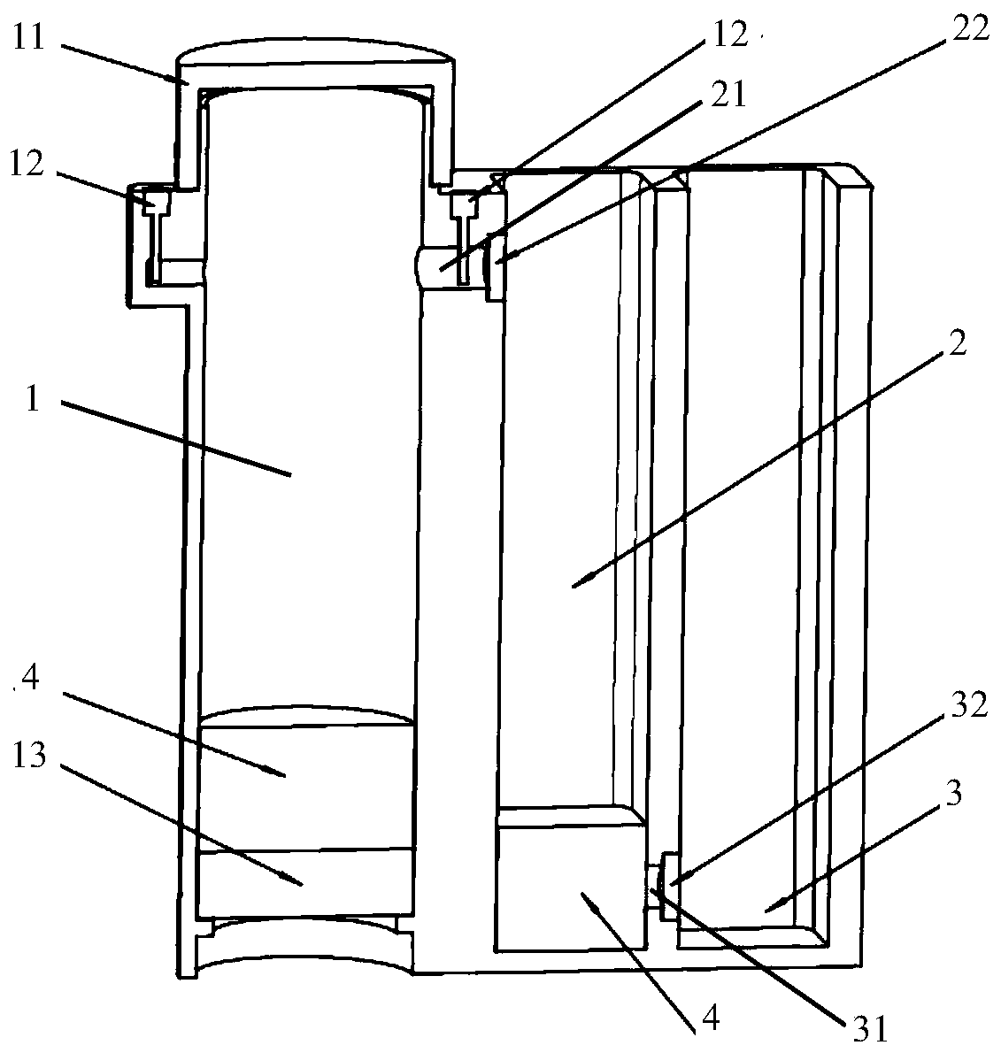 Sample pretreatment device capable of automatically identifying liquid level height and sample treatment device