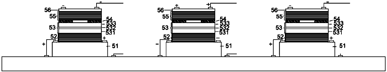 Three-dimensional sensing system based on vertical cavity surface transmission laser device array