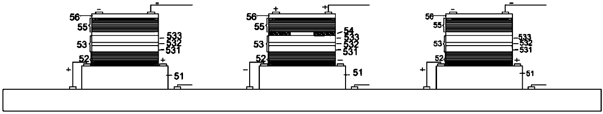 Three-dimensional sensing system based on vertical cavity surface transmission laser device array