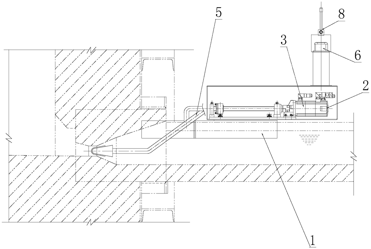 Automatic flow control system for stationary type foundry furnace