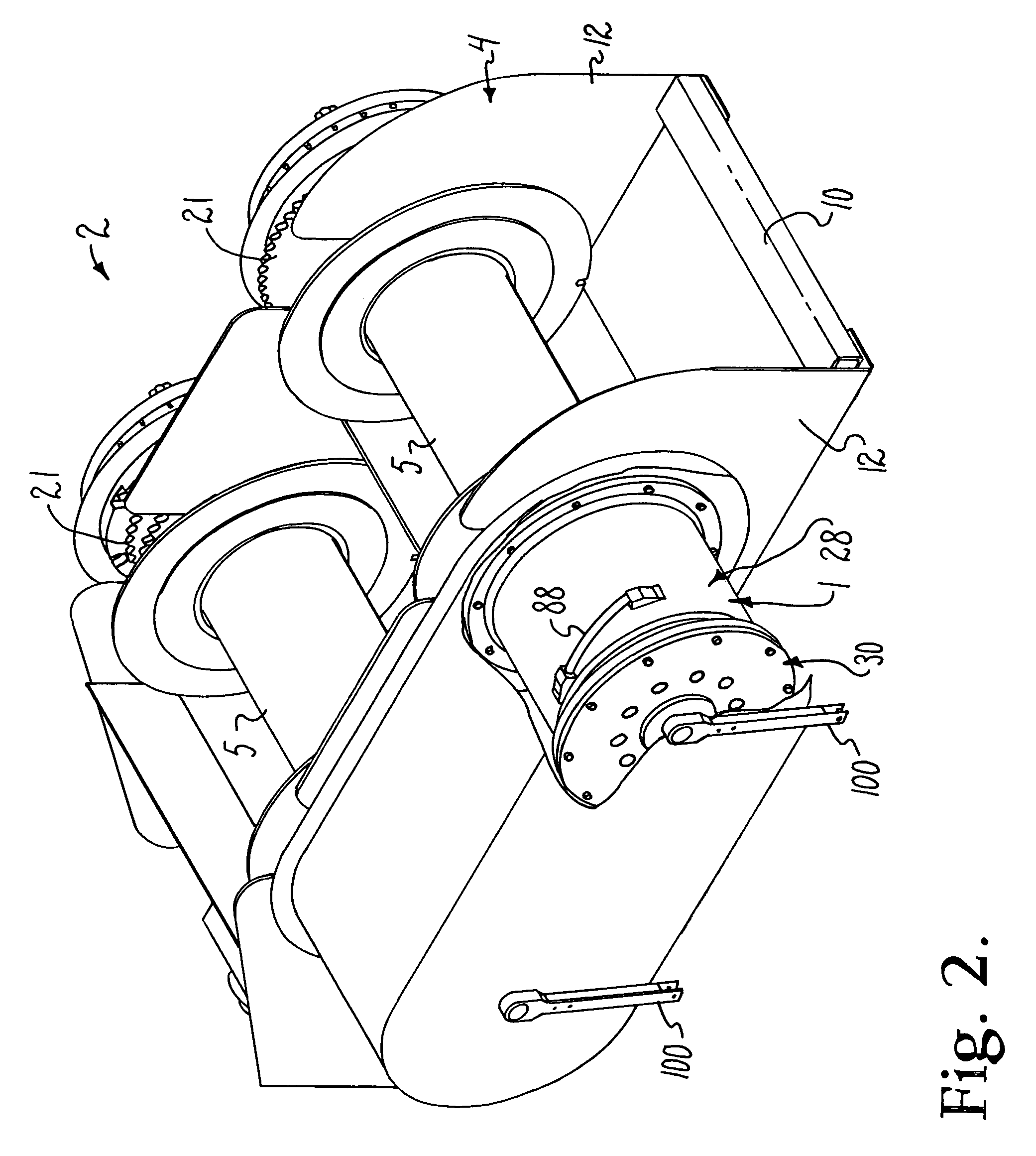 Fluid shear actuated hoist brake