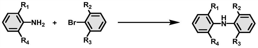 Diphenylamine derivative organic room temperature phosphorescent compound and its preparation method and application