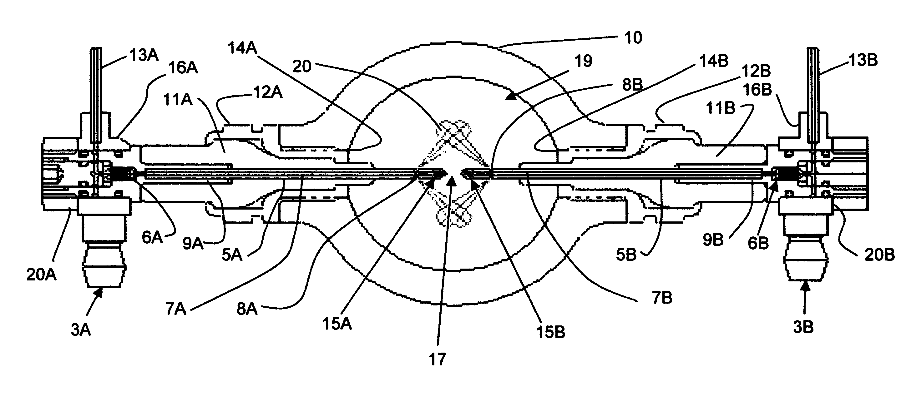 Spark ignition and fuel injector system for an internal combustion engine