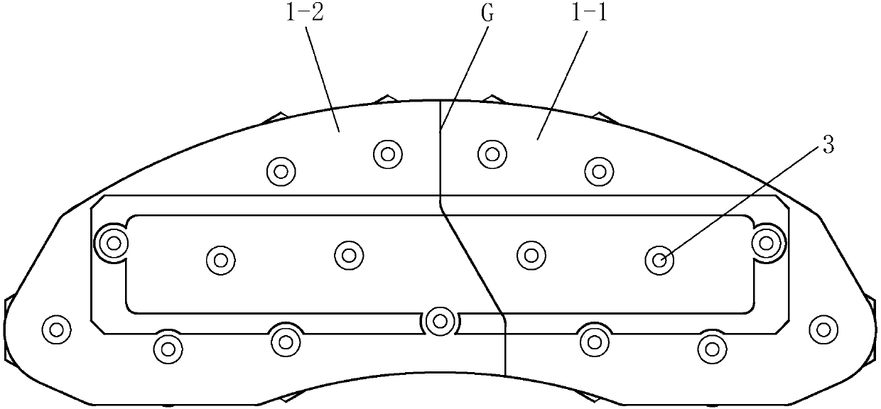 Riveting floating type brake pad