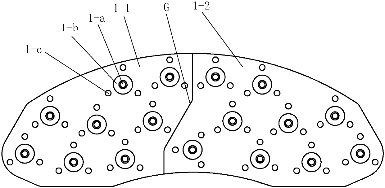 Riveting floating type brake pad