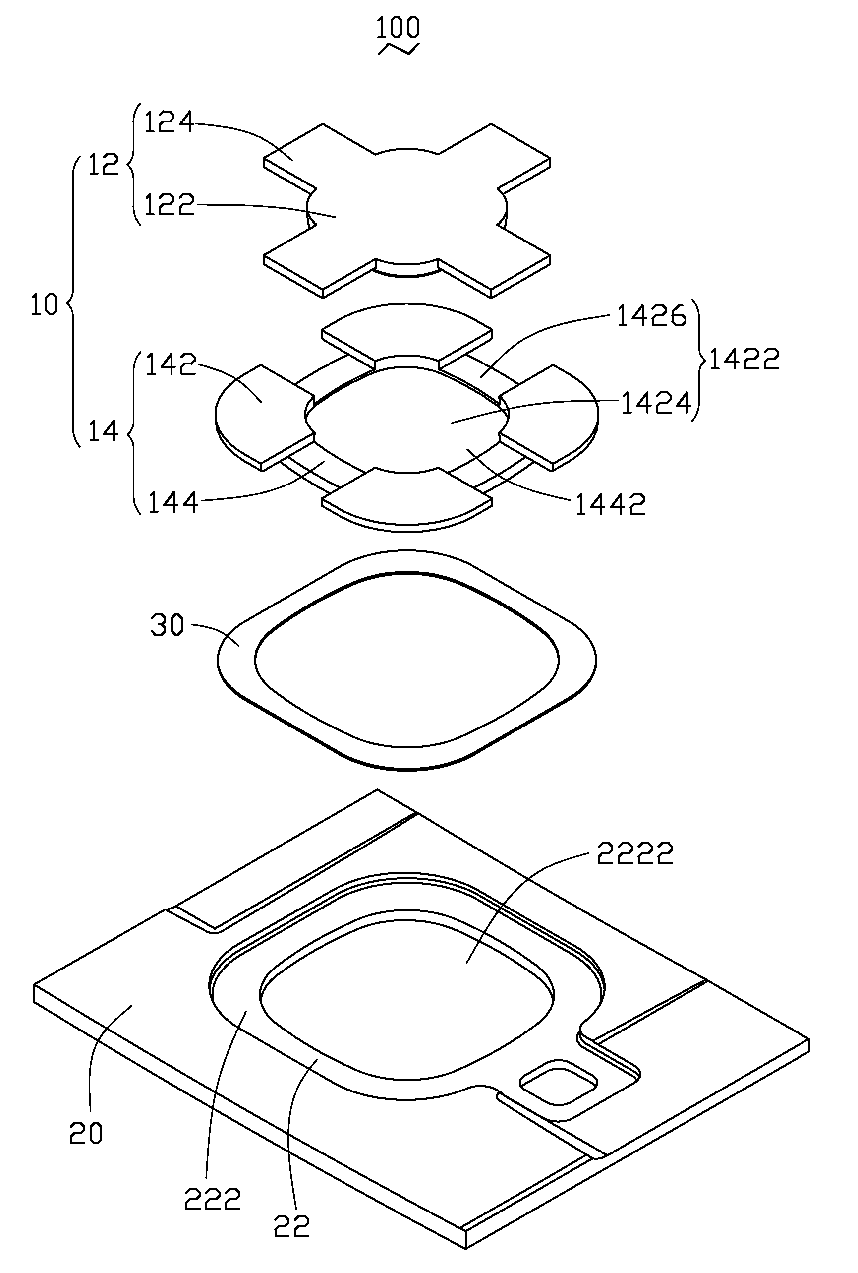 Dust protector for camera module and portable electronic device using the same