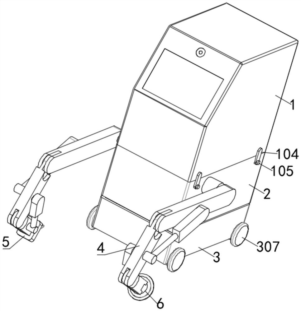 Movable electric vehicle charging pile for new energy electric vehicle