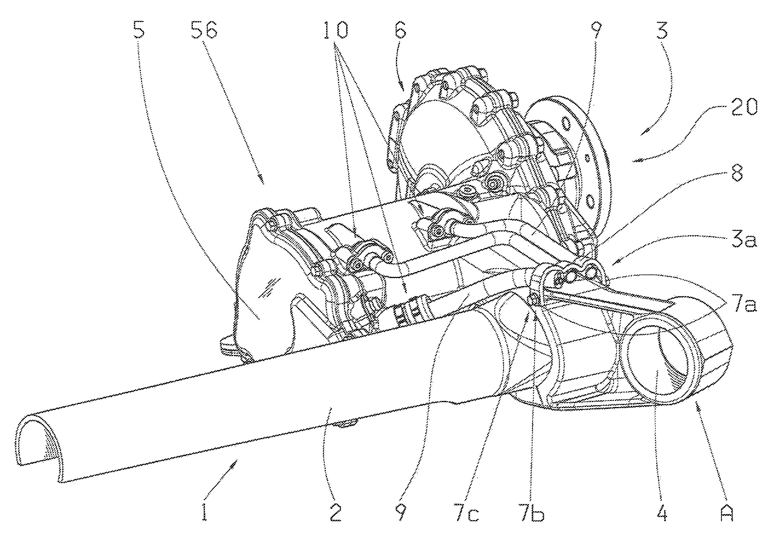 Axle for a motor vehicle