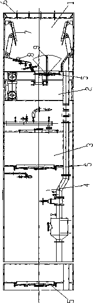 Combined type air pressure balance tool pipe