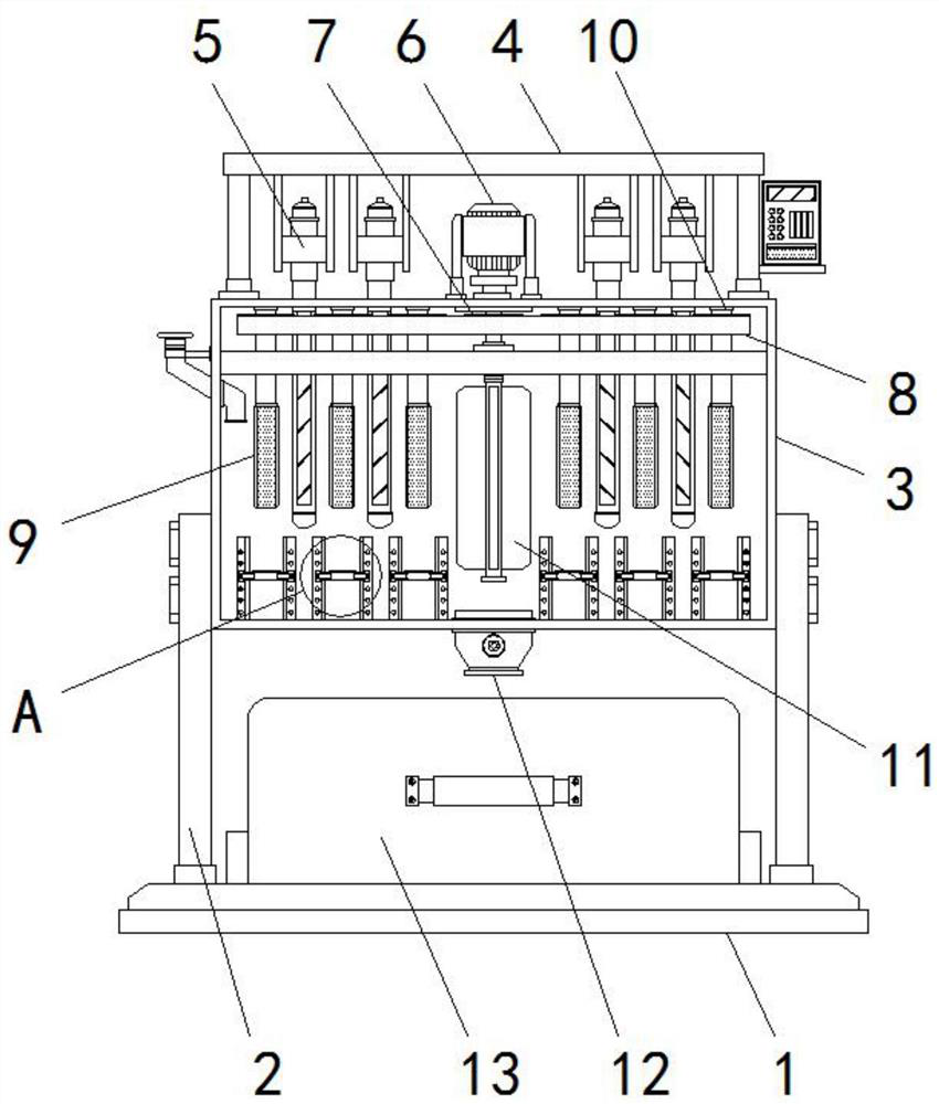 Biological scientific research reagent tube disinfecting and cleaning device