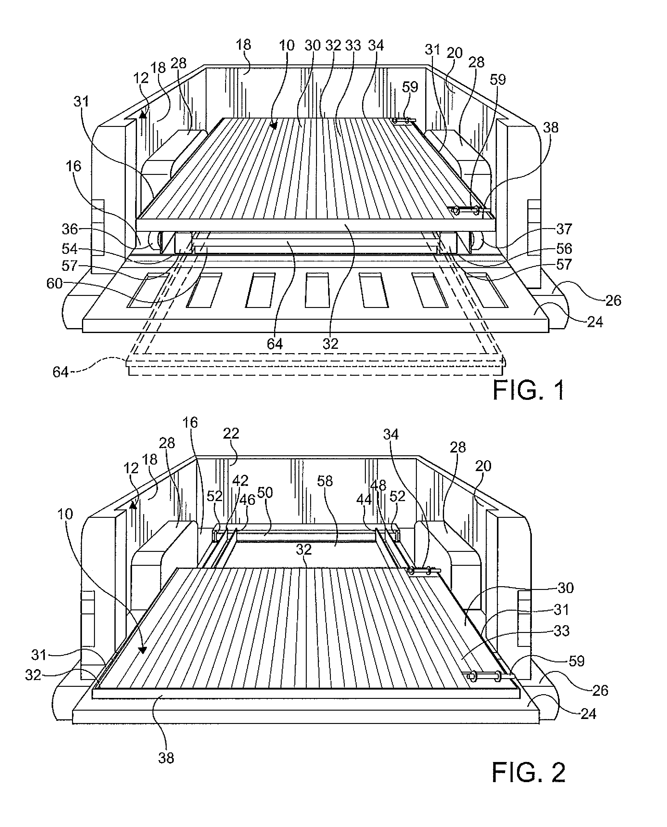 Truck bed extension apparatus