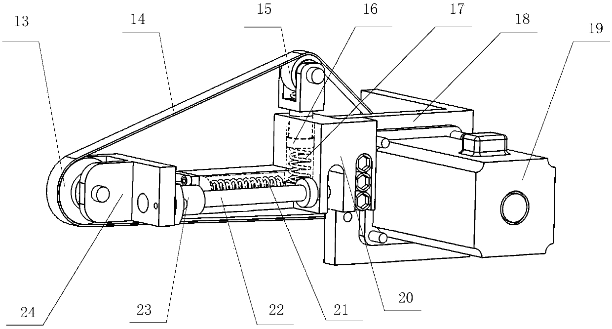 A comprehensive active and passive flexible one-dimensional variable force grinding and polishing device and control method